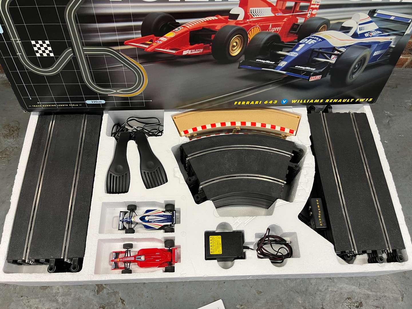 <p>Boxed Formula One Scalextric Set&nbsp;</p>