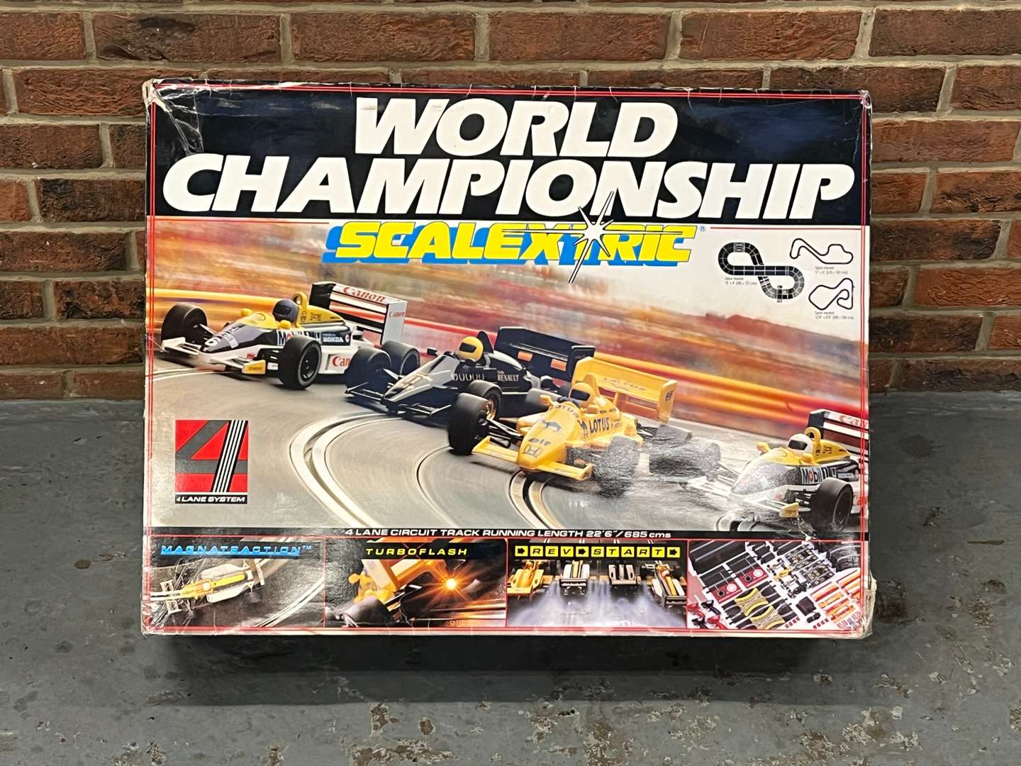 <p>Boxed World Championship Scalextric Set</p>