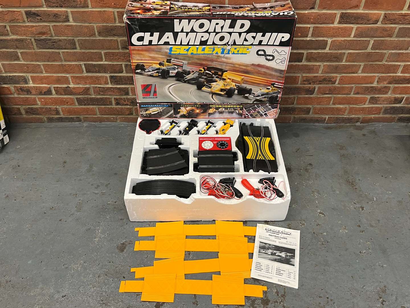 <p>Boxed World Championship Scalextric Set</p>