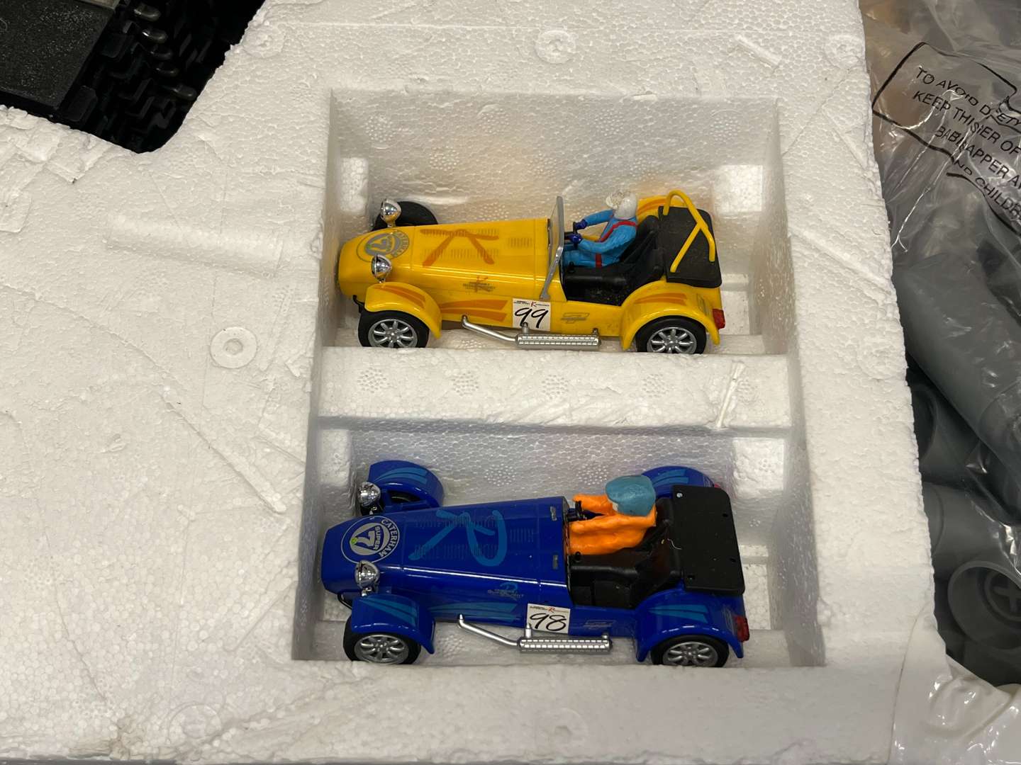 <p>Boxed Caterham Cup Scalextric Set</p>