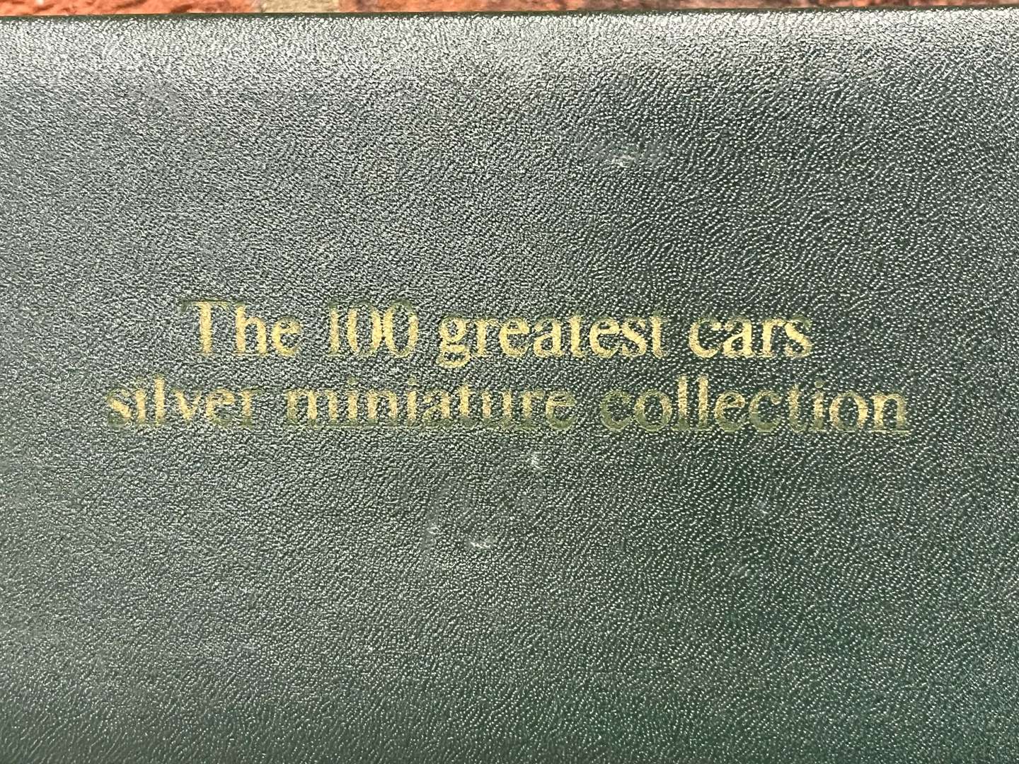 <p>100 Greatest Cars Cased Silver Miniature Ingots</p>