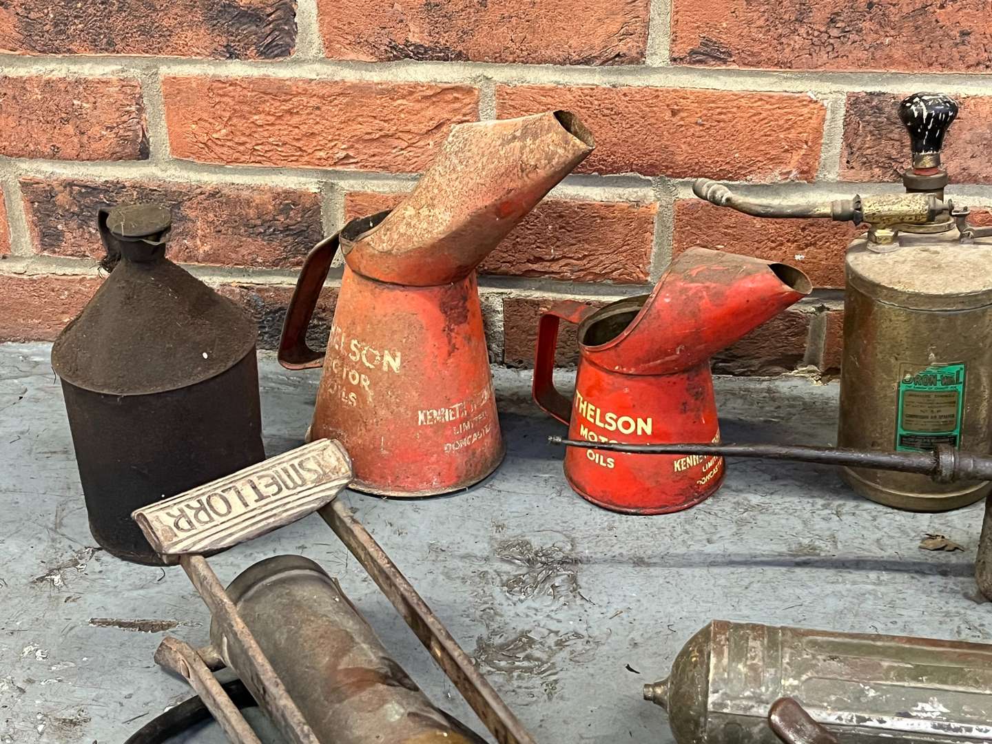 <p>Mixed Lot of Oil Pourers, Foot Pumps Etc</p>