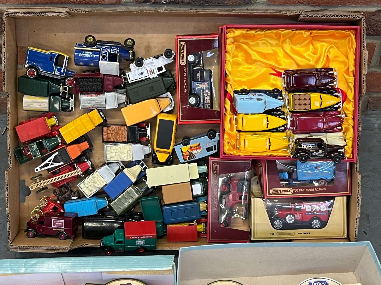 <p>Three Trays of Die Cast Toy Cars</p>