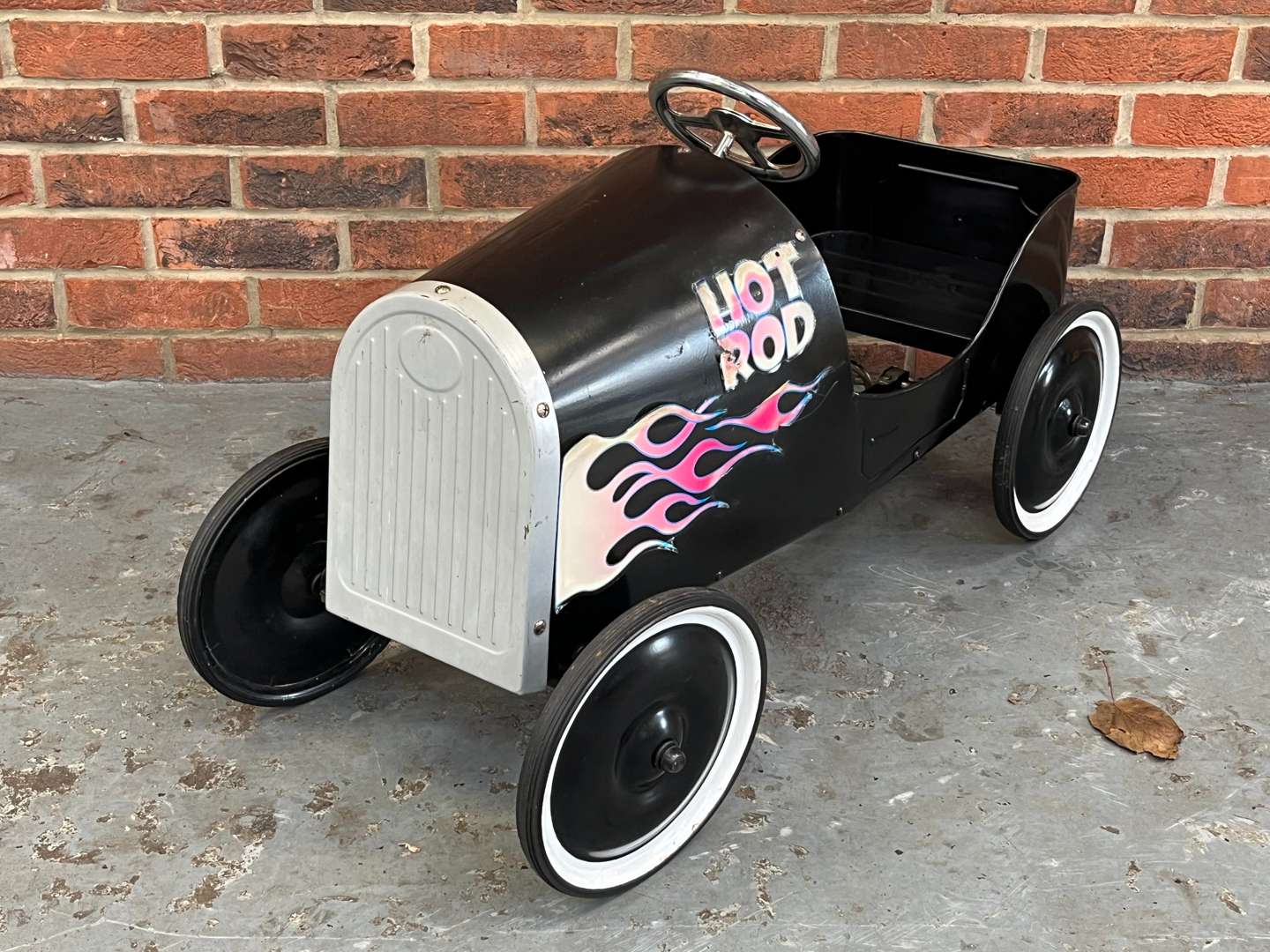 <p>Hot Rod Tin Plate Childs Pedal Car</p>