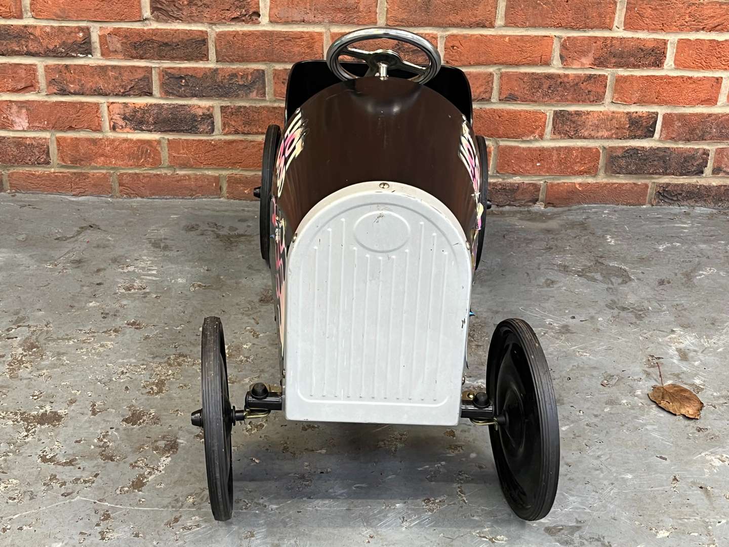 <p>Hot Rod Tin Plate Childs Pedal Car</p>