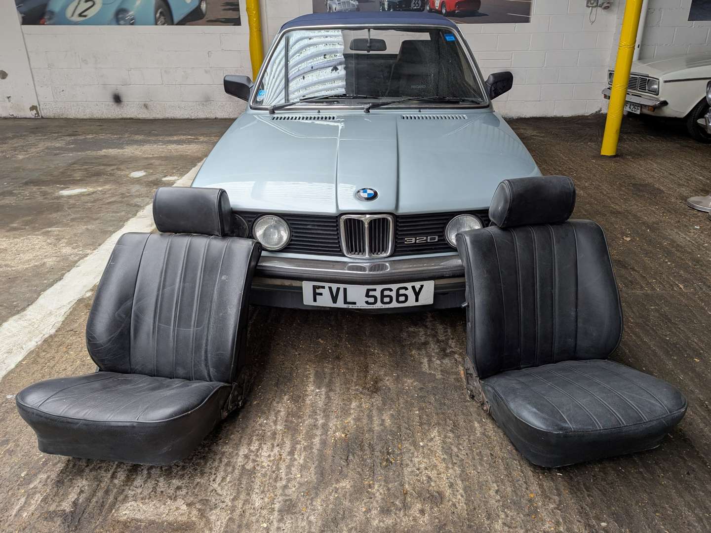 <p>1982 BMW E21 320 AUTO BAUR CONVERTIBLE</p>