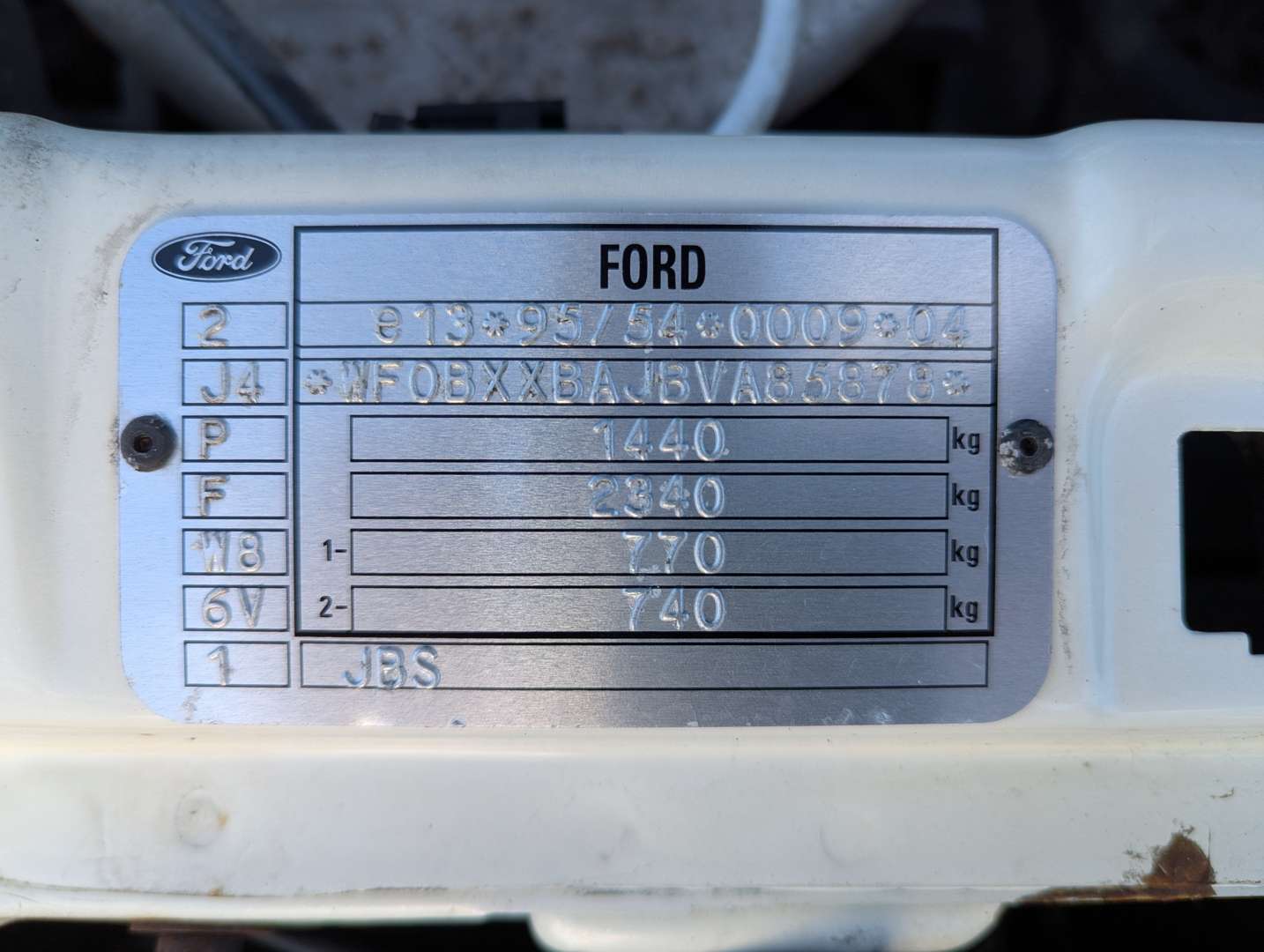 <p>1997 FORD FIESTA ENCORE</p>