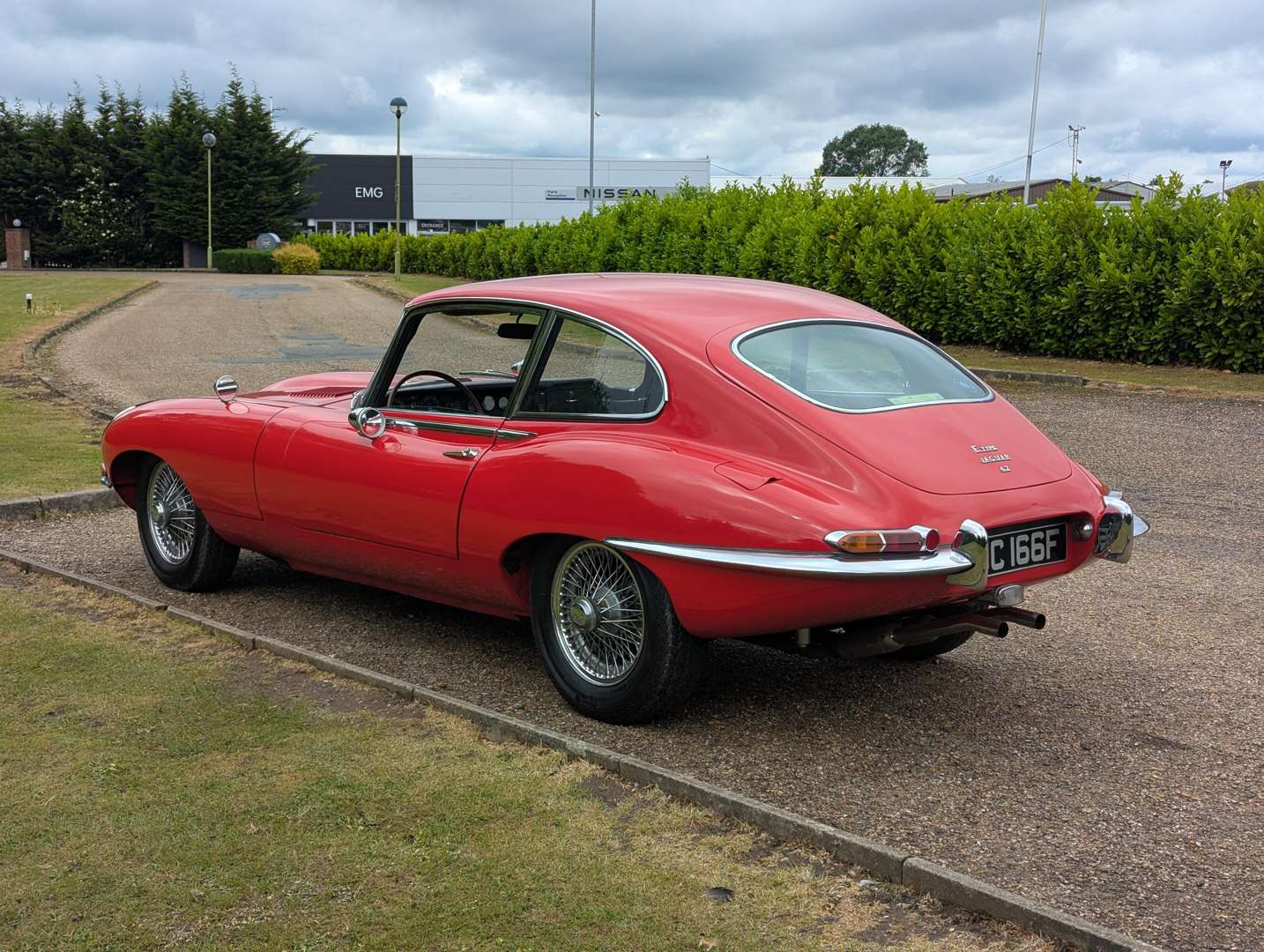 <p>1968 JAGUAR E-TYPE 2+2 4.2 SERIES 1½ COUPE AUTO LHD</p>