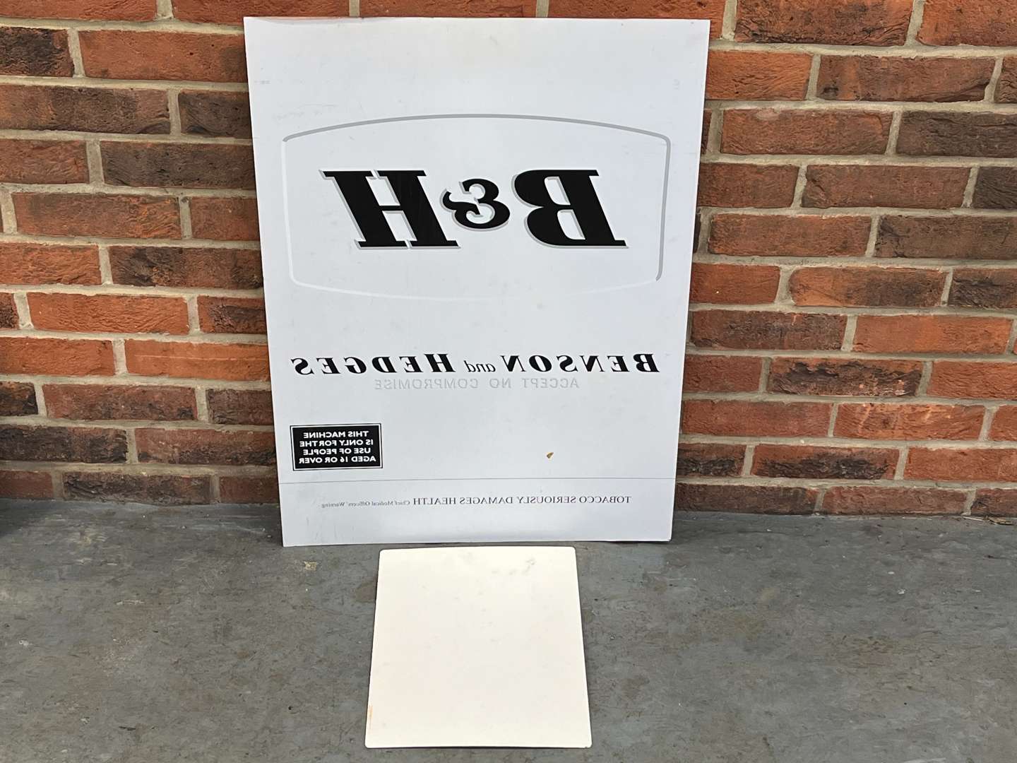 <p>Benson & Hedges, Embassy Cigarette Signs (2)</p>