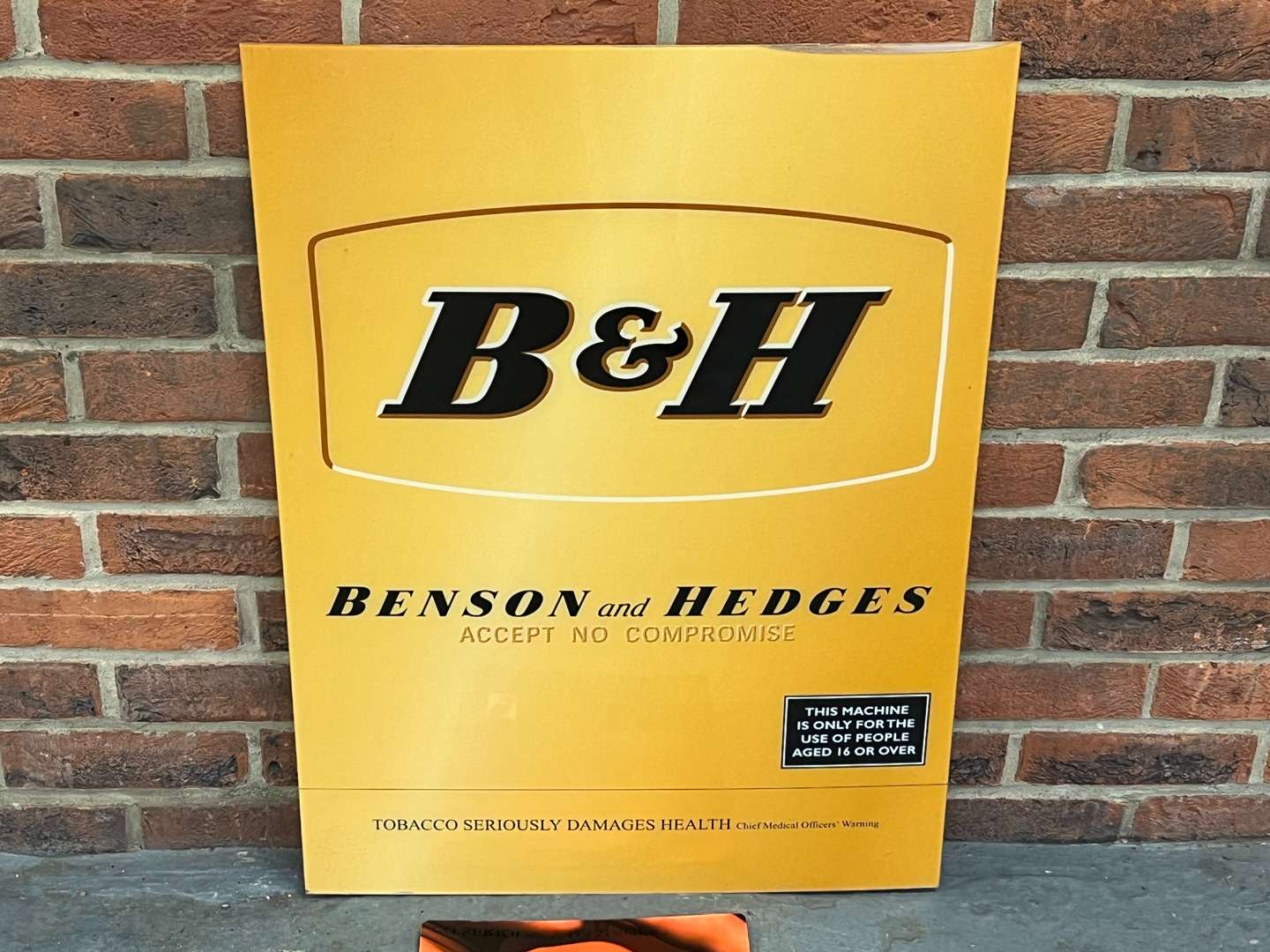 <p>Benson & Hedges, Embassy Cigarette Signs (2)</p>