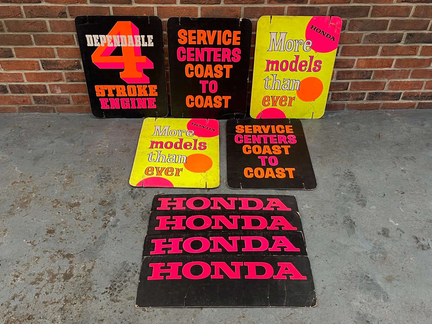 <p>Honda 1980's Cardboard Dealership Display&nbsp;</p>