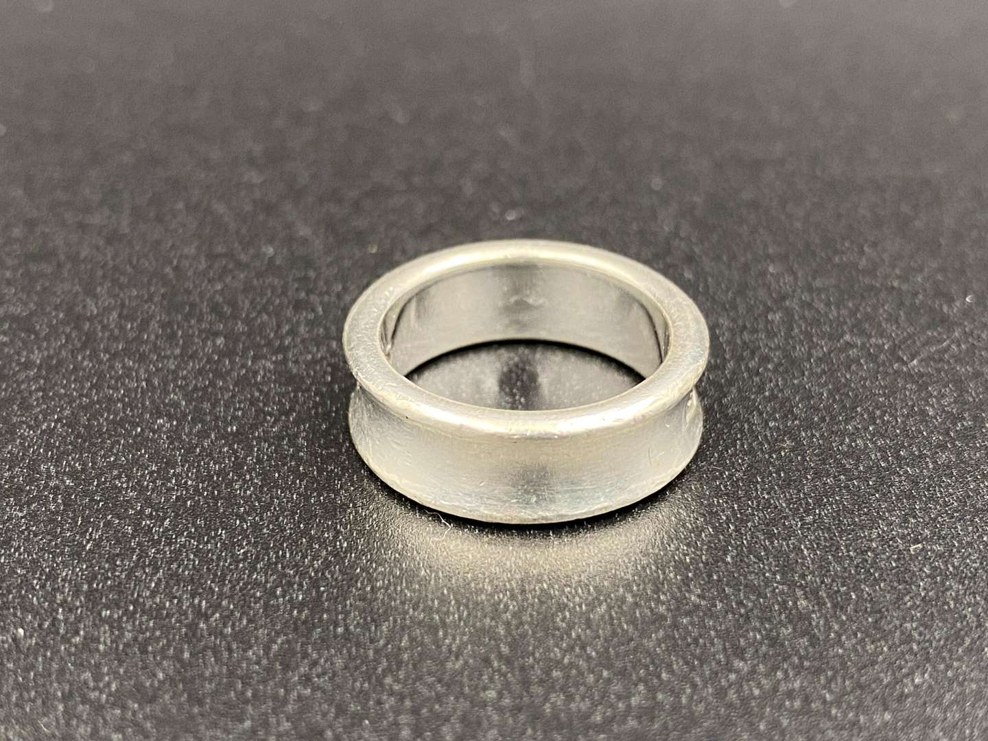 <p>TIFFANY & CO, .925 silver, silver “Tiffany 1837” concave ring,</p>