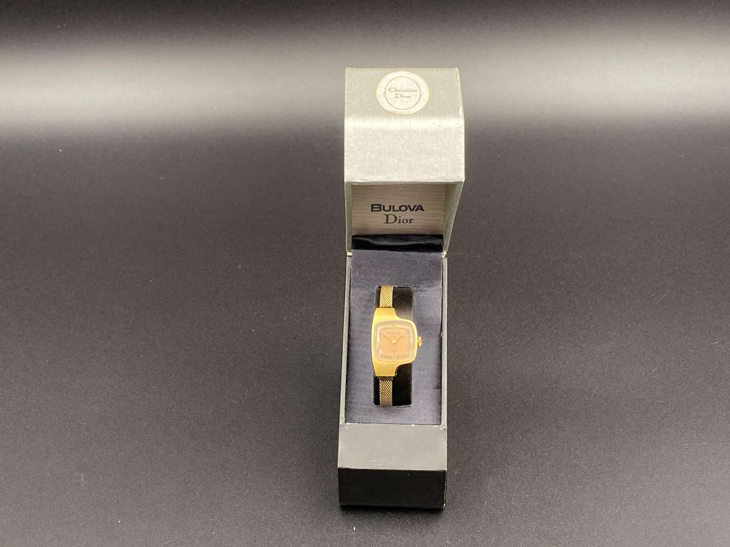 <p>BULOVA for CHRISTIAN DIOR, gold plated, 23-jewel manual wrist watch,</p>