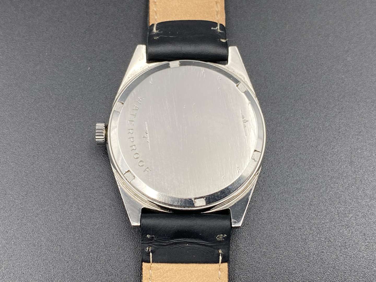 <p>OMEGA, Geneve, stainless steel center seconds wristwatch</p>