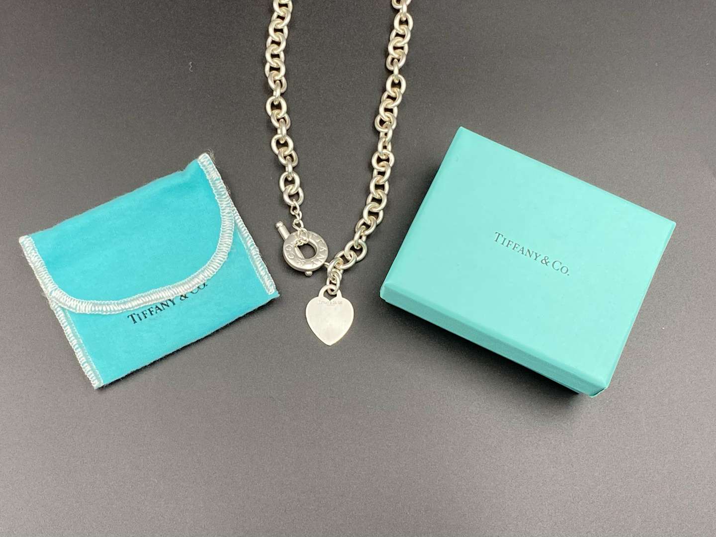 <p>TIFFANY & CO, .925 “RETURN TO TIFFANY” series necklace,</p>