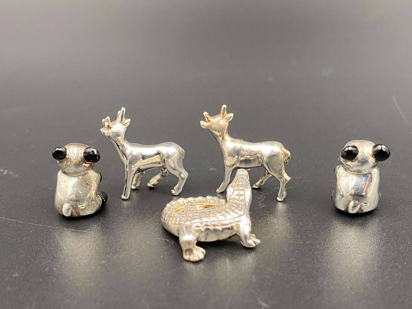 <p>LINKS OF LONDON, five various cast silver animal models</p>