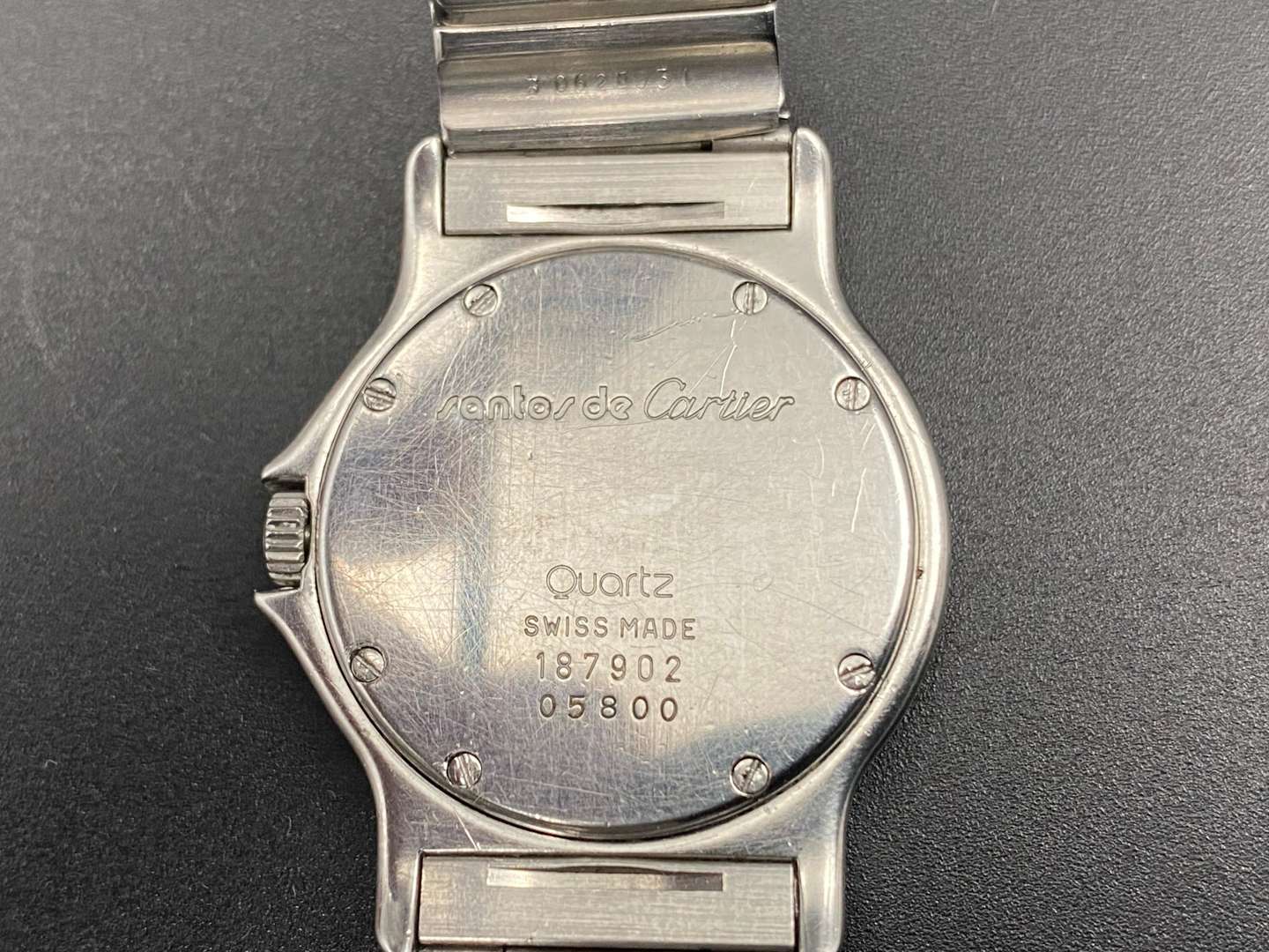 <p>CARTIER, SANTOS DE CARTIER, OCTAGON bi-metal quartz wristwatch, 187902, 05800</p>