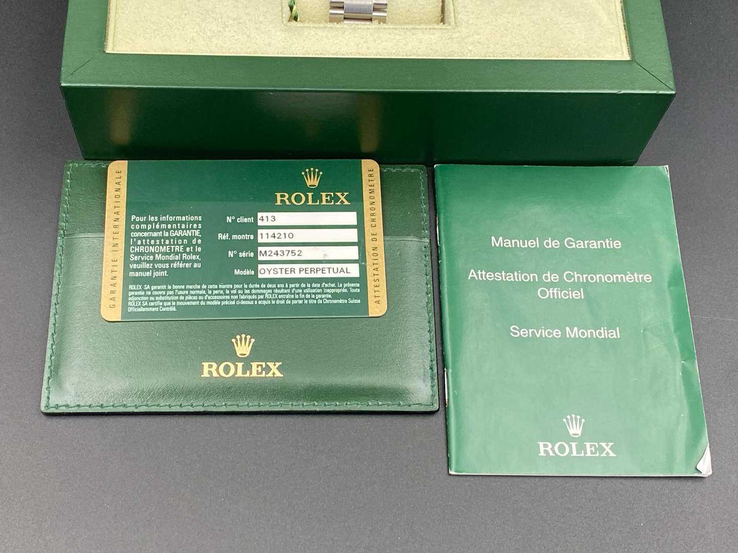 <p>ROLEX, Air-King, stainless steel, center seconds wristwatch, Ref 114210, M243752.</p>