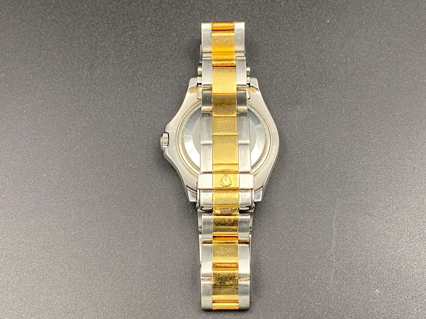 <p>ROLEX, YACHT-MASTER, stainless steel & gold, center seconds, calendar wristwatch, Ref 168623, K969098</p>