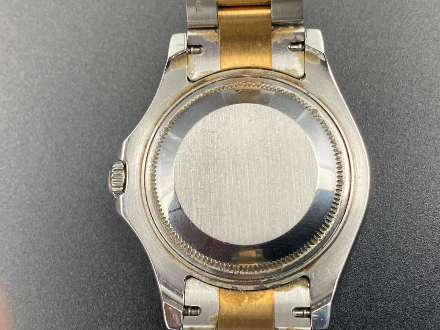 <p>ROLEX, YACHT-MASTER, stainless steel & gold, center seconds, calendar wristwatch, Ref 168623, K969098</p>