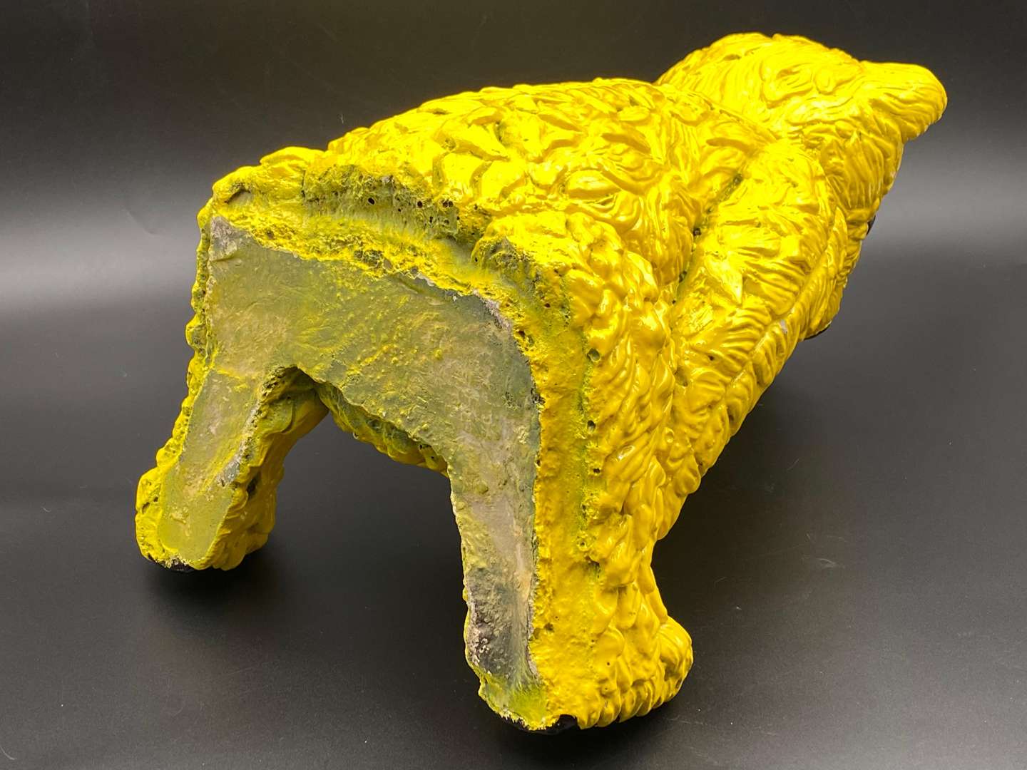 <p>“ALL PROCEEDS TO CHARITY”. A modern cast resin model of a Teddy Bear,</p>