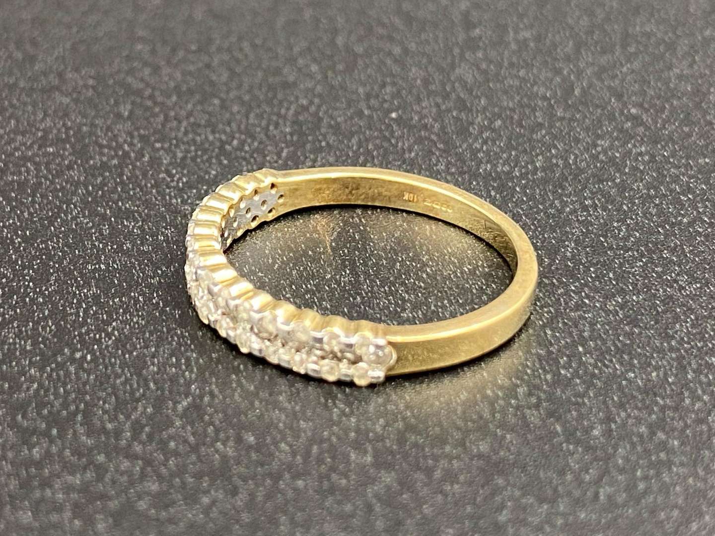 <p>A Diamond set, 9ct gold dress ring,</p>