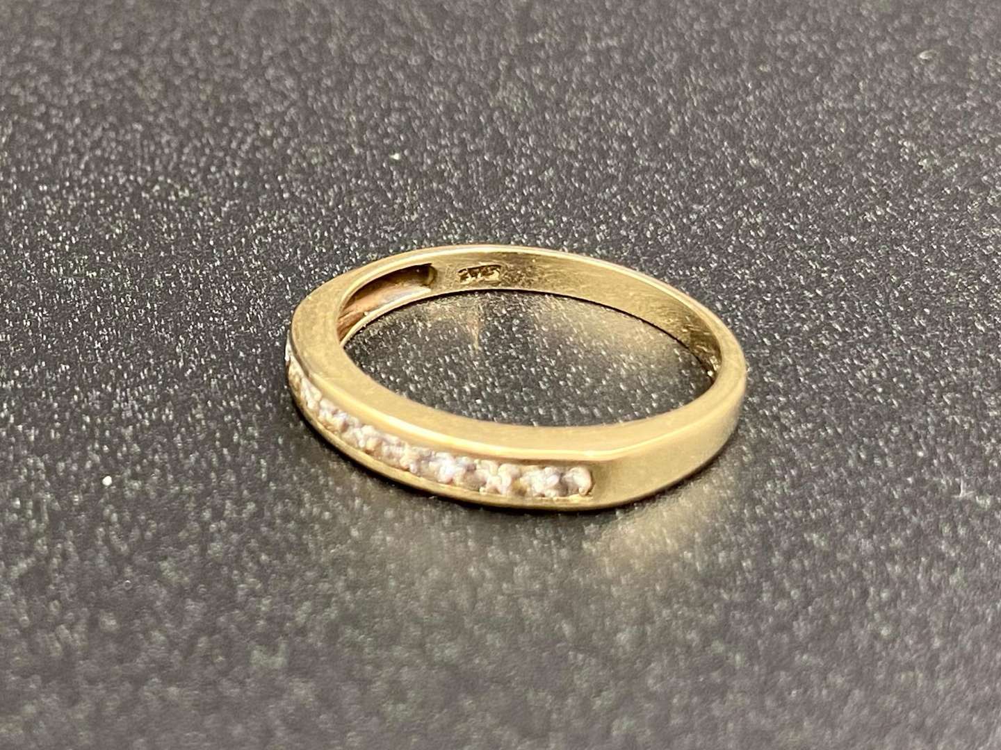 <p>A Diamond set, ½ Eternity ring,</p>
