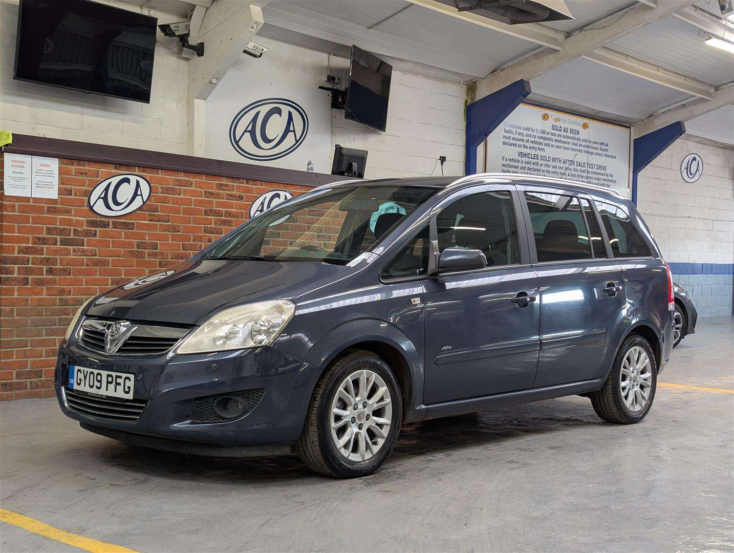 <p>2009 VAUXHALL ZAFIRA ACTIVE PLUS</p>