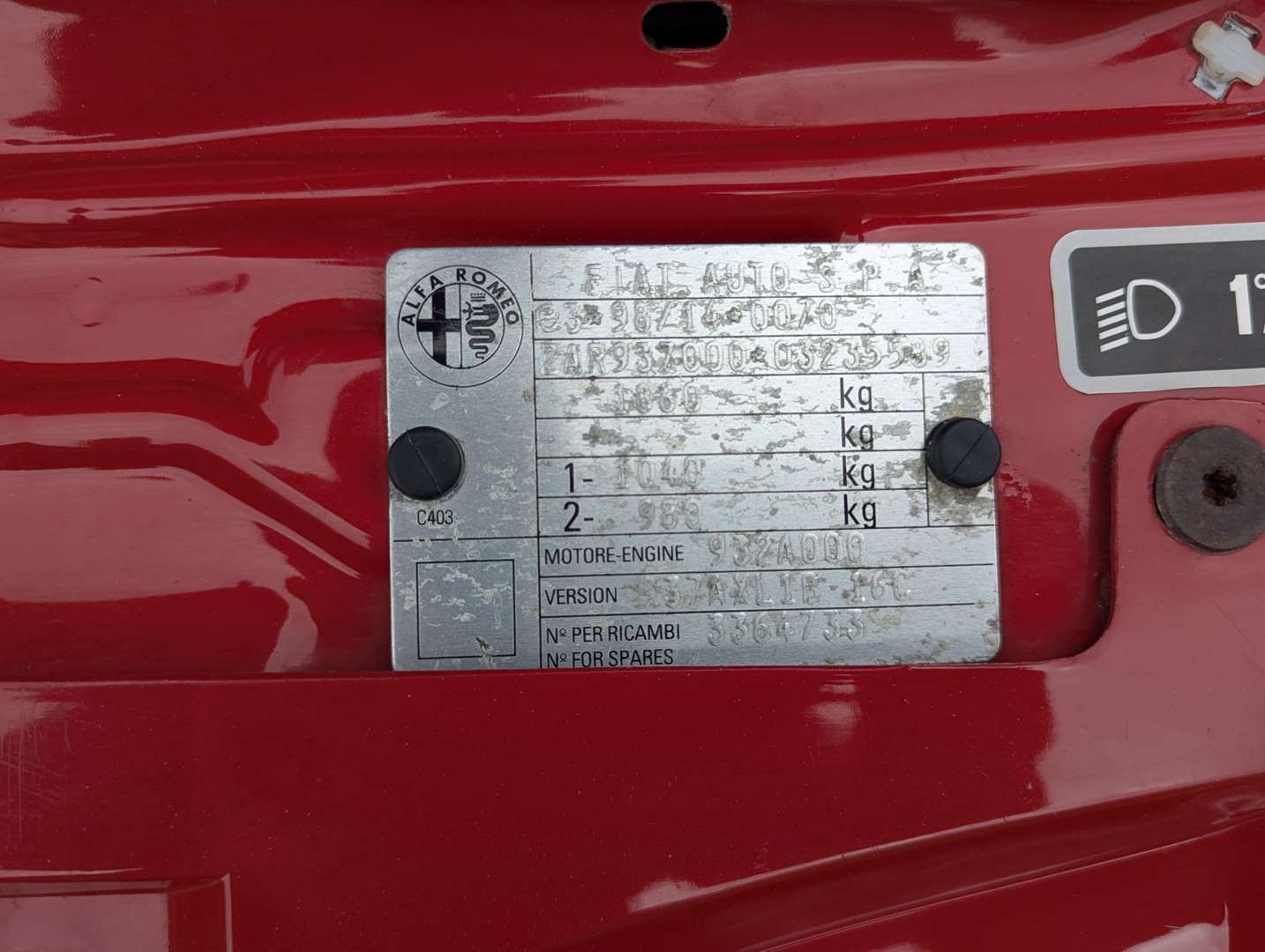 <p>2004 ALFA ROMEO 147 V6 24V GTA</p>