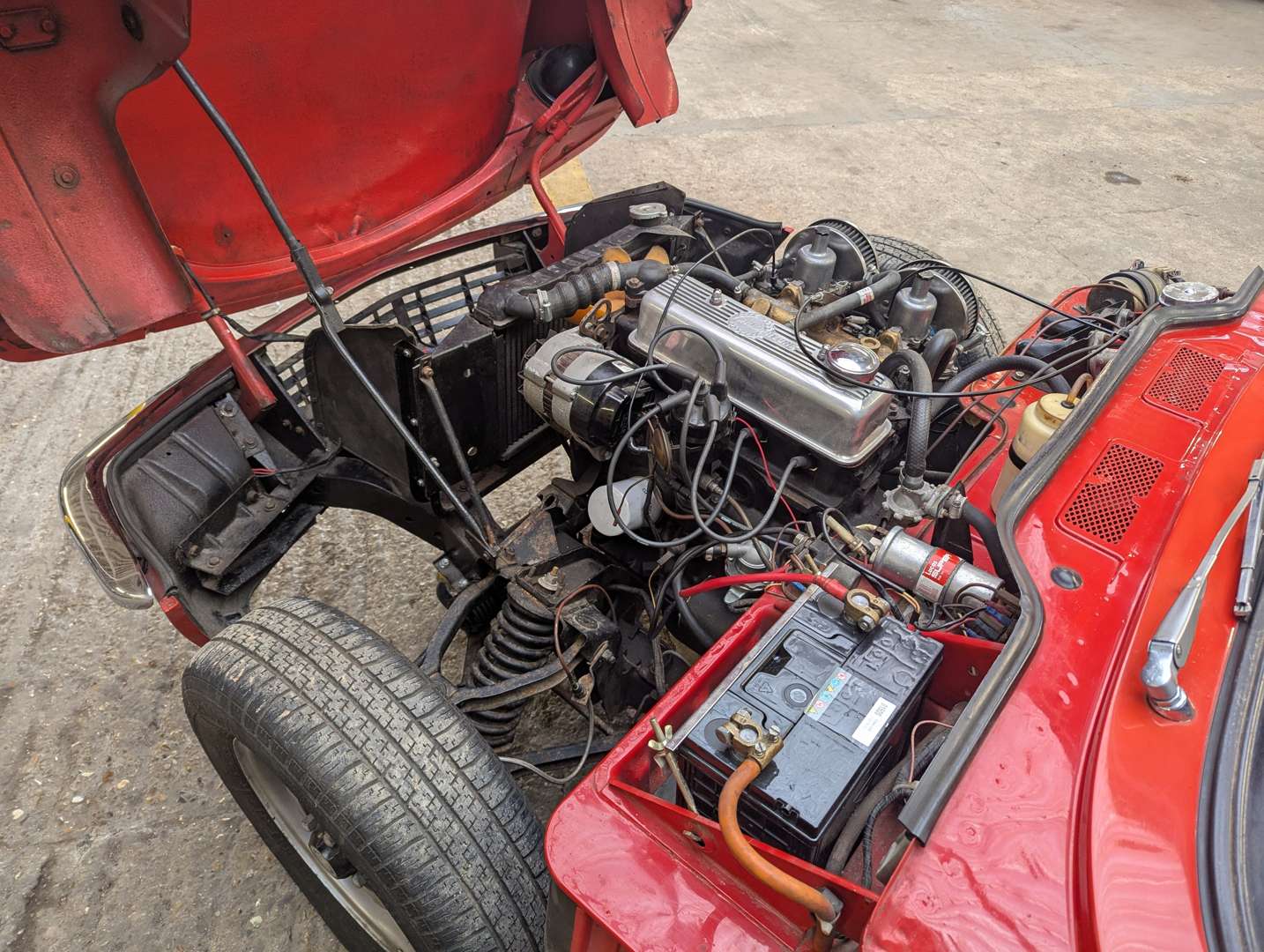 <p>1973 TRIUMPH SPITFIRE MKIV</p>