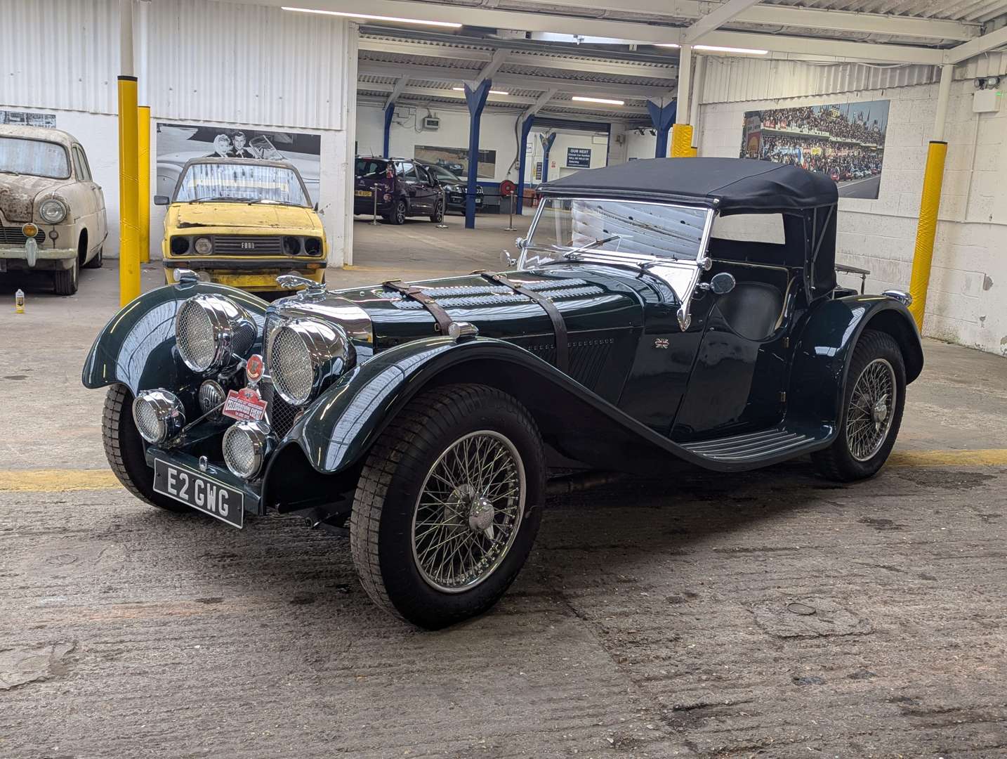 <p>1988 JAGUAR SS100 RE-CREATION SUFFOLK ENGINEERING</p>