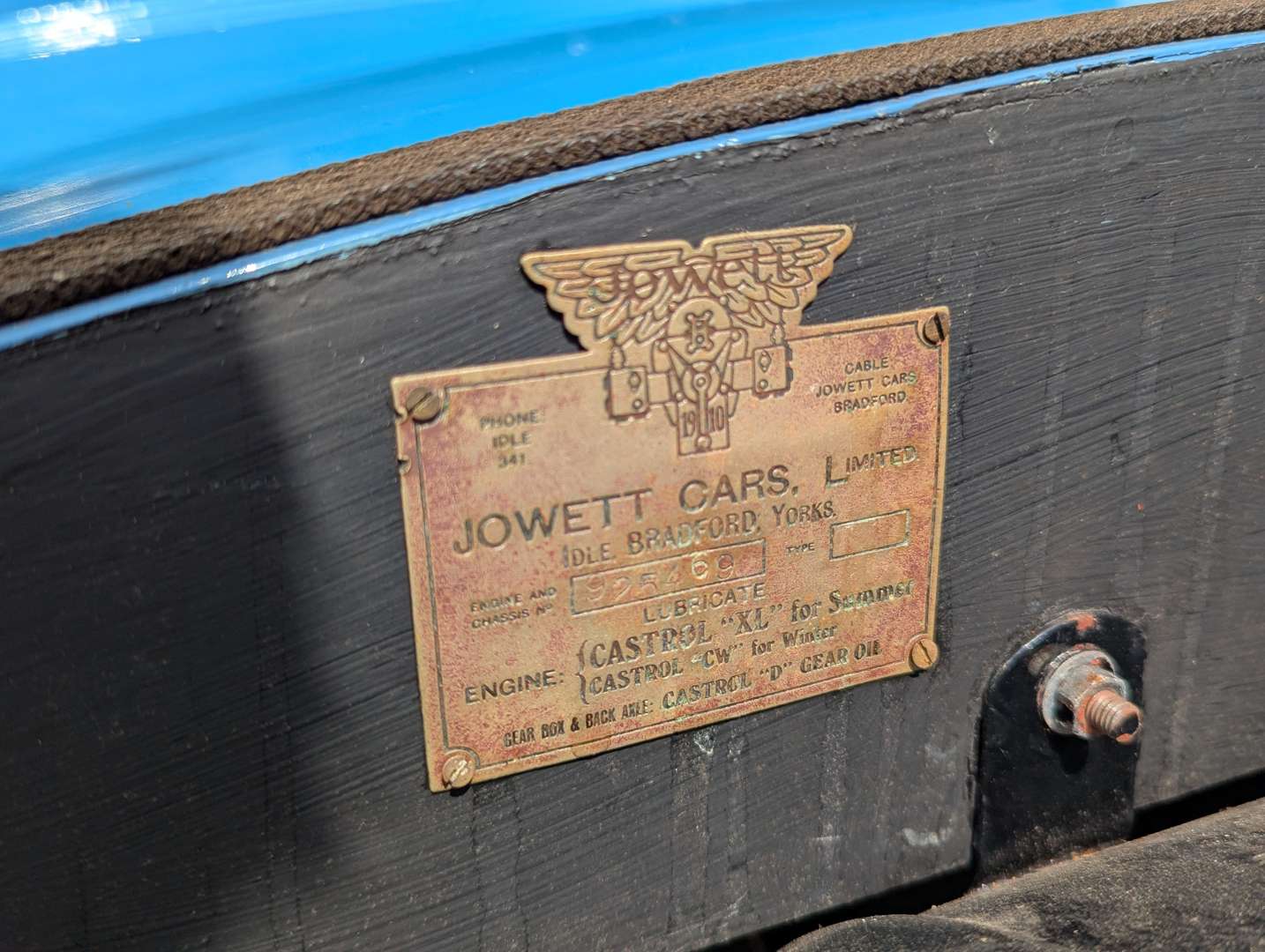 <p>1929 JOWETT VAN</p>