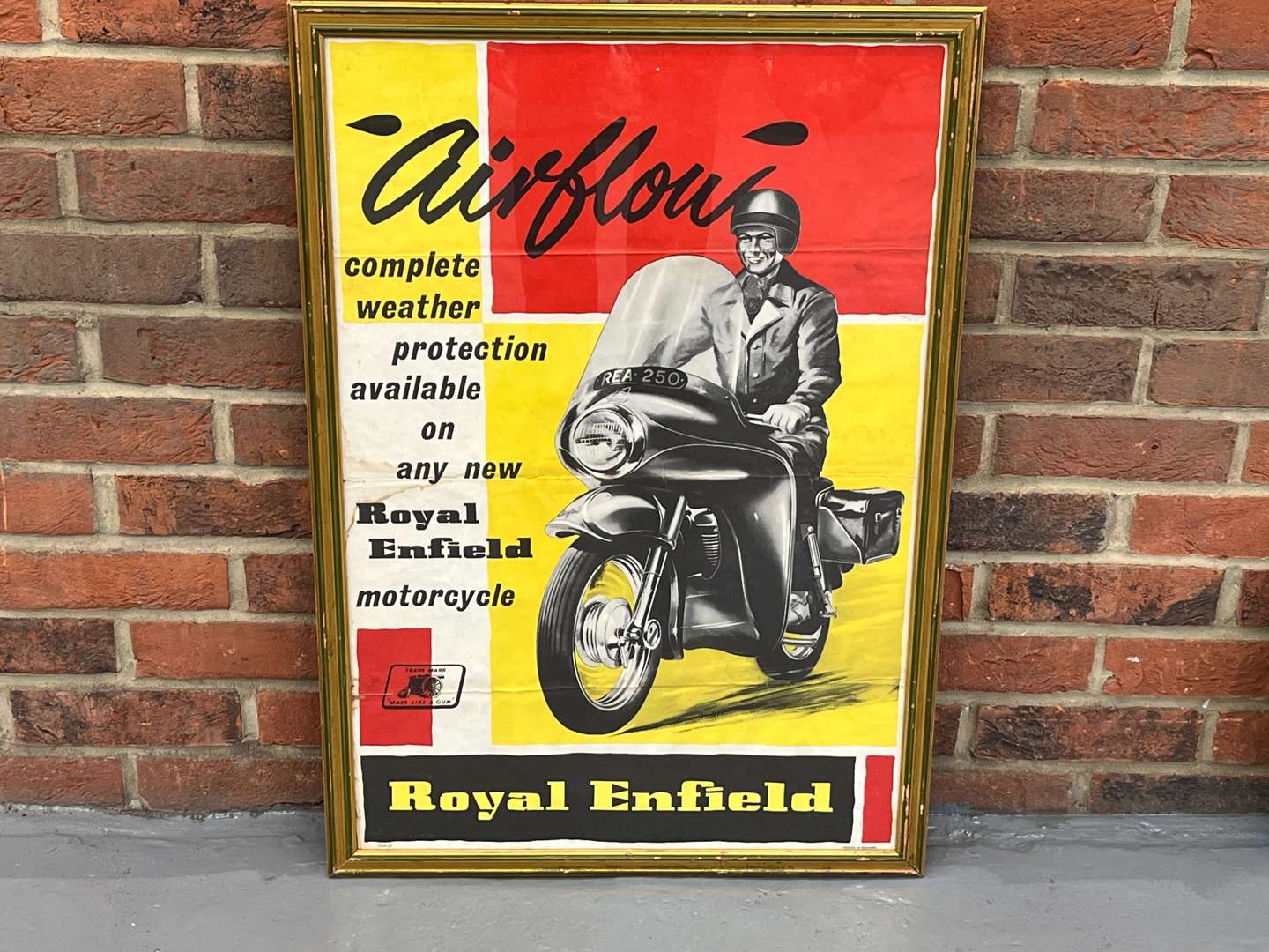 <p>Royal Enfield “Airflow” Framed Poster</p>