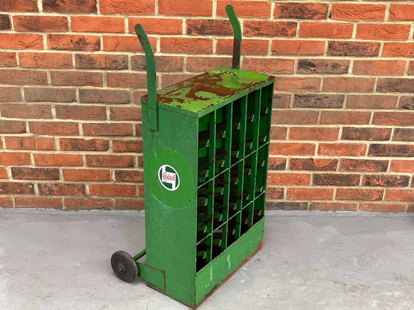 <p>Castrol Oil Bottle Trolley&nbsp;</p>