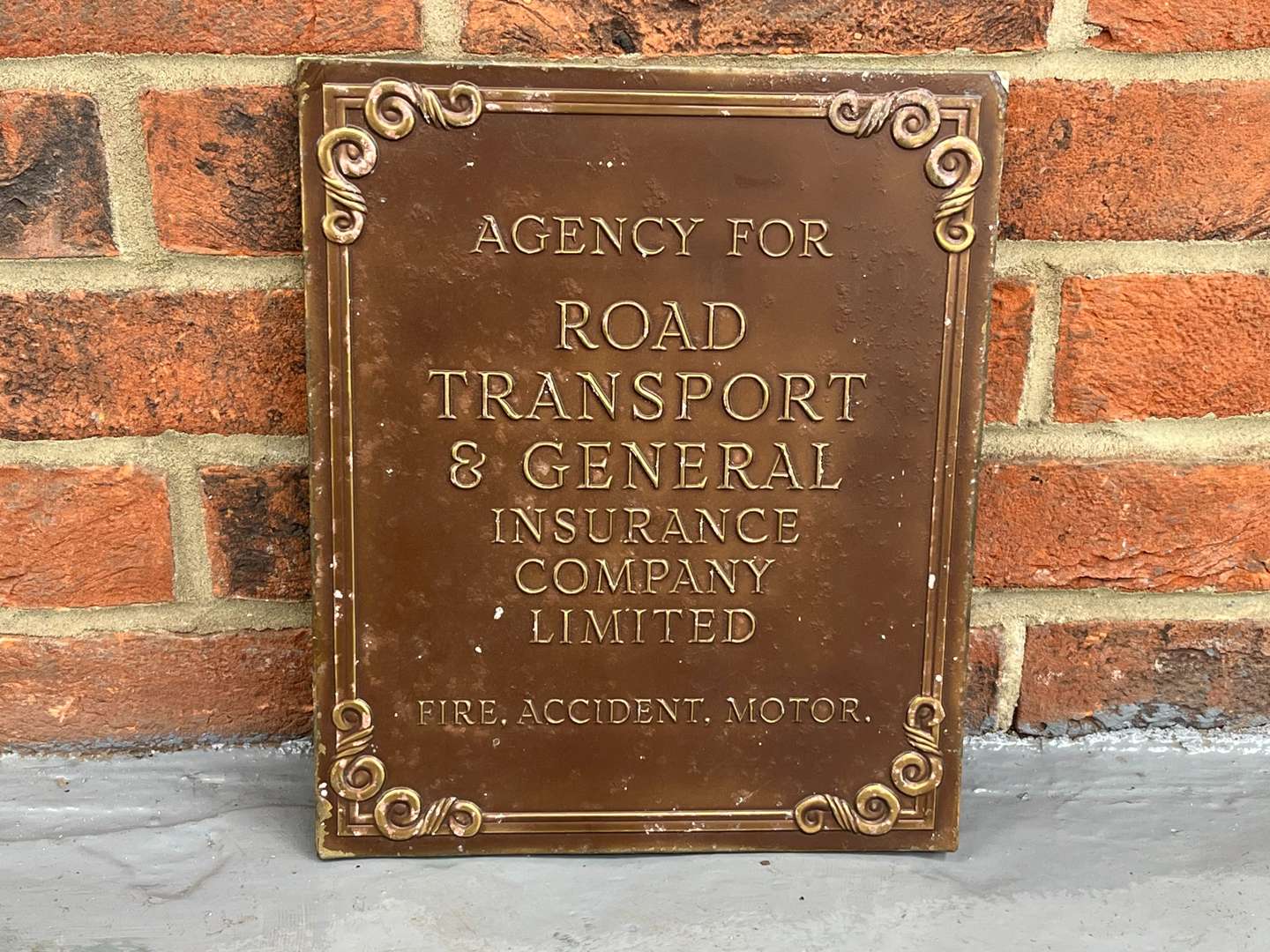 <p>Agency For Road Transport and General Insurance Company Ltd Sign</p>