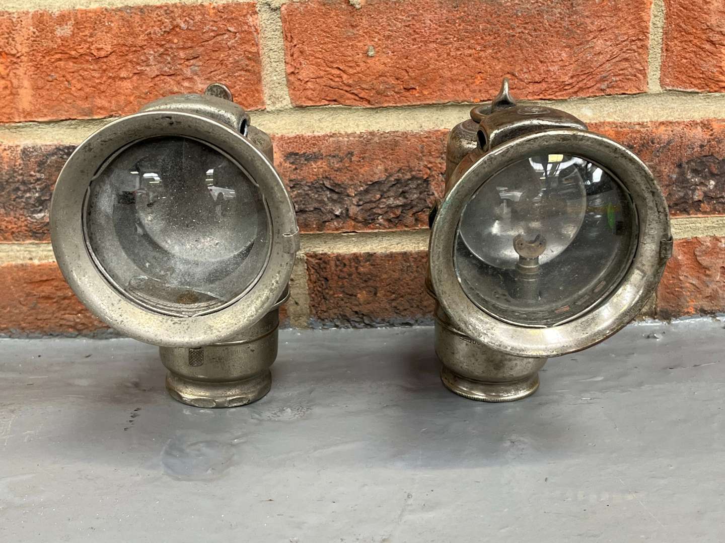 <p>Two Lucas King of The Road Bicycle Lamps</p>