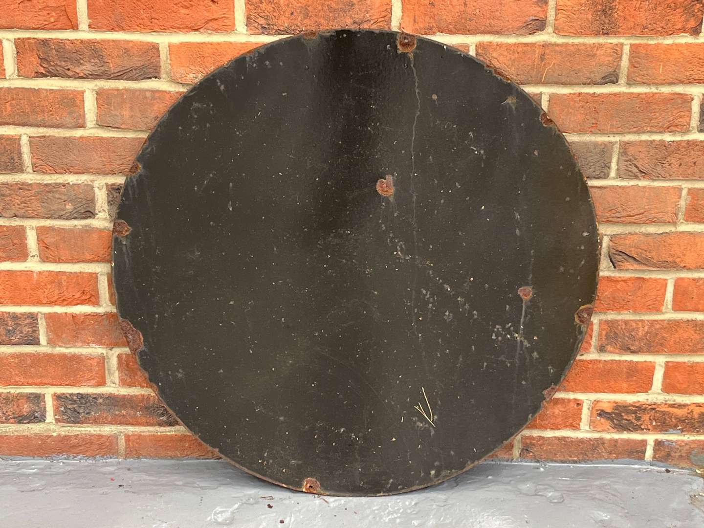 <p>Dunlop SP Circular Enamel Sign</p>