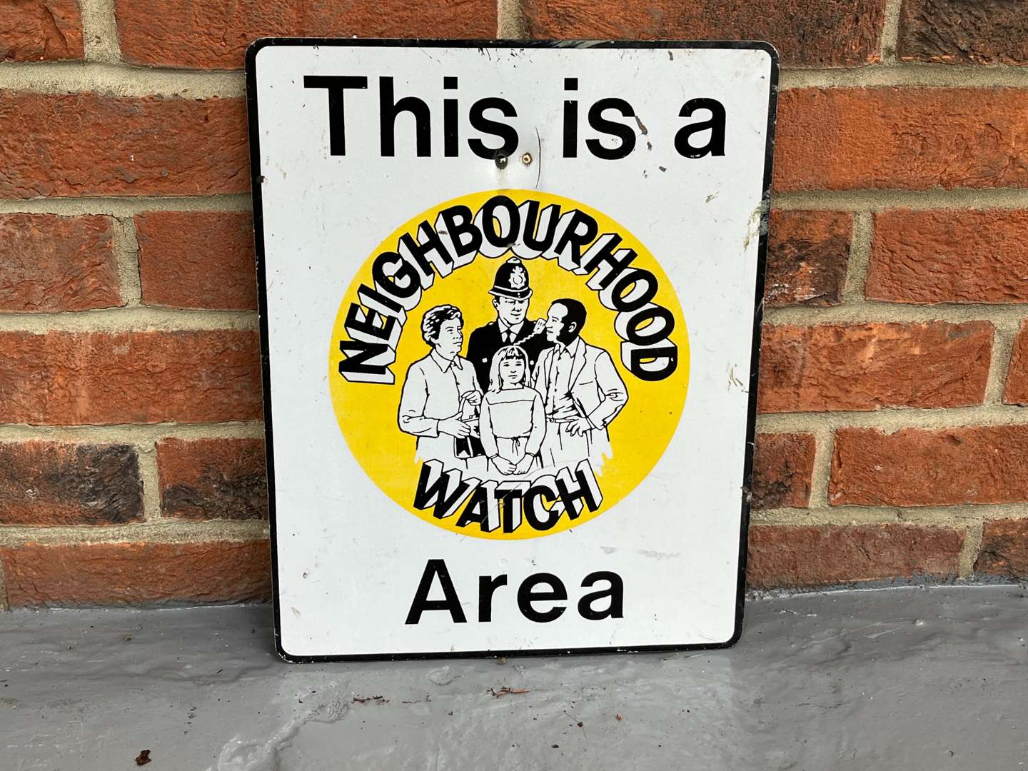 <p>This is a Neighbour Hood Watch Area Sign</p>