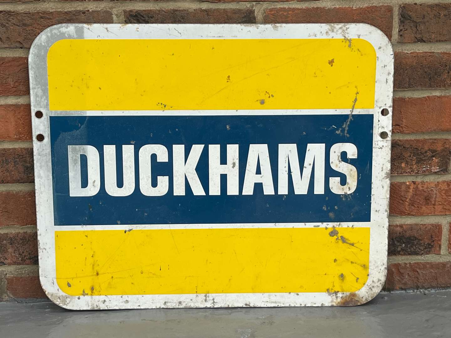 <p>Duckhams Aluminum Sign&nbsp;</p>
