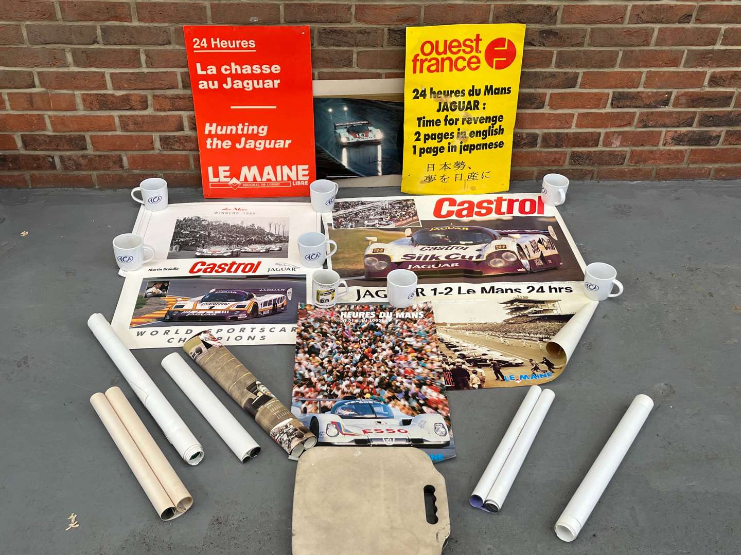 <p>Various Unframed Motoring Related Posters</p>