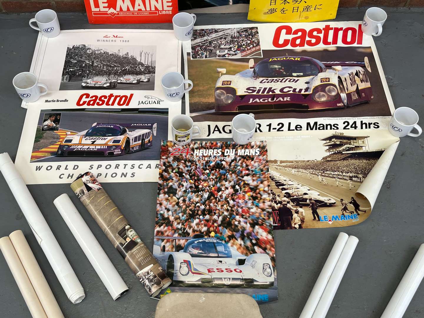 <p>Various Unframed Motoring Related Posters</p>