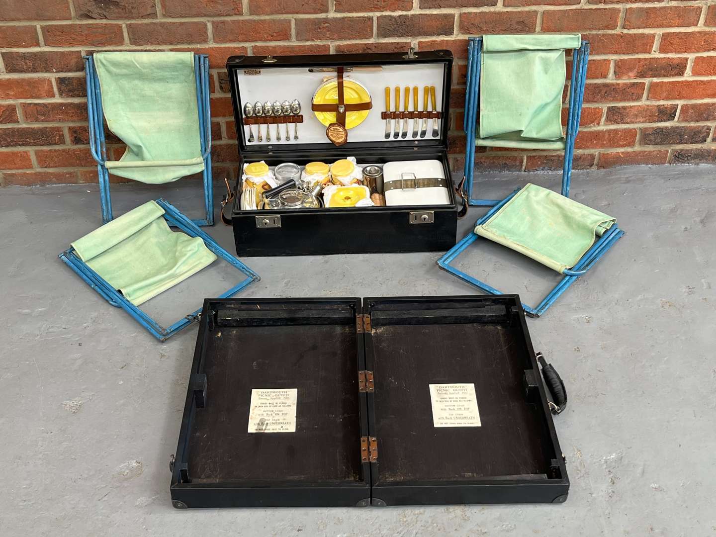 <p>Sirram Picnic Hamper and Dartmouth Folding Table and Chairs</p>