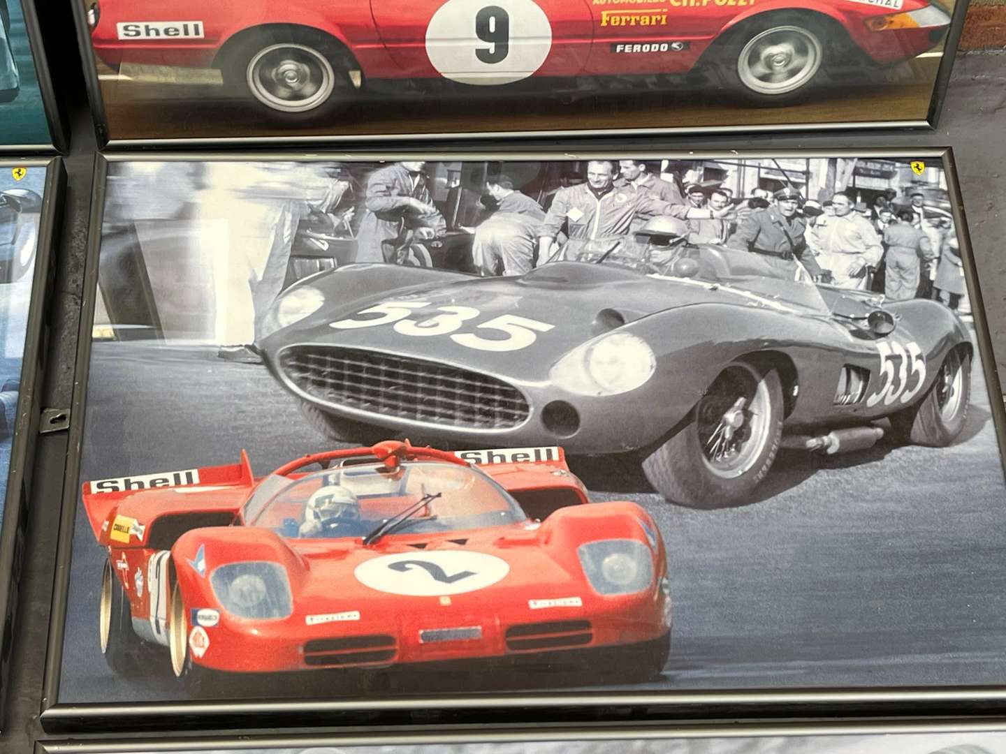 <p>Six Ferrari Framed Prints</p>