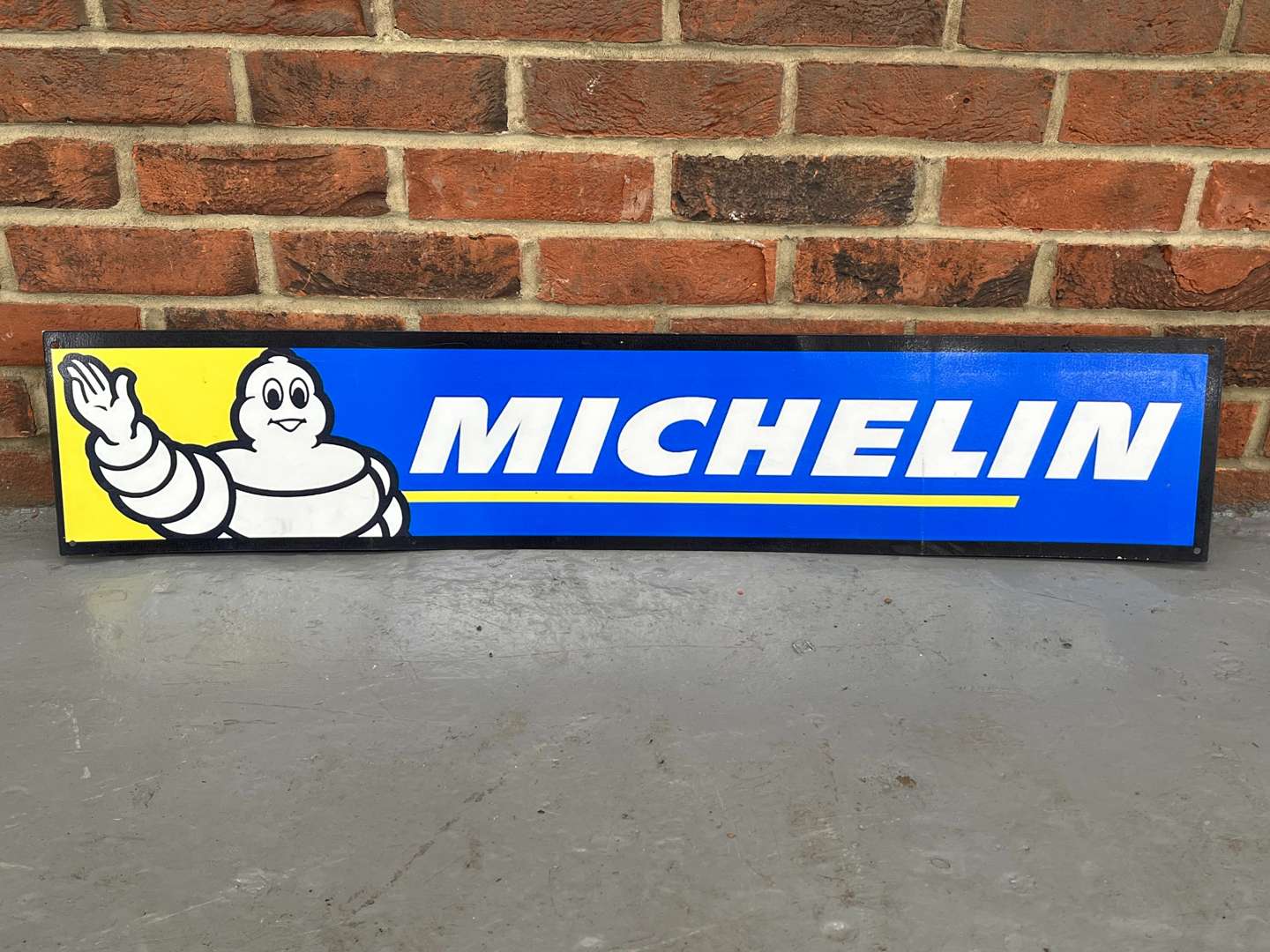 <p>Michelin Man Metal Sign</p>