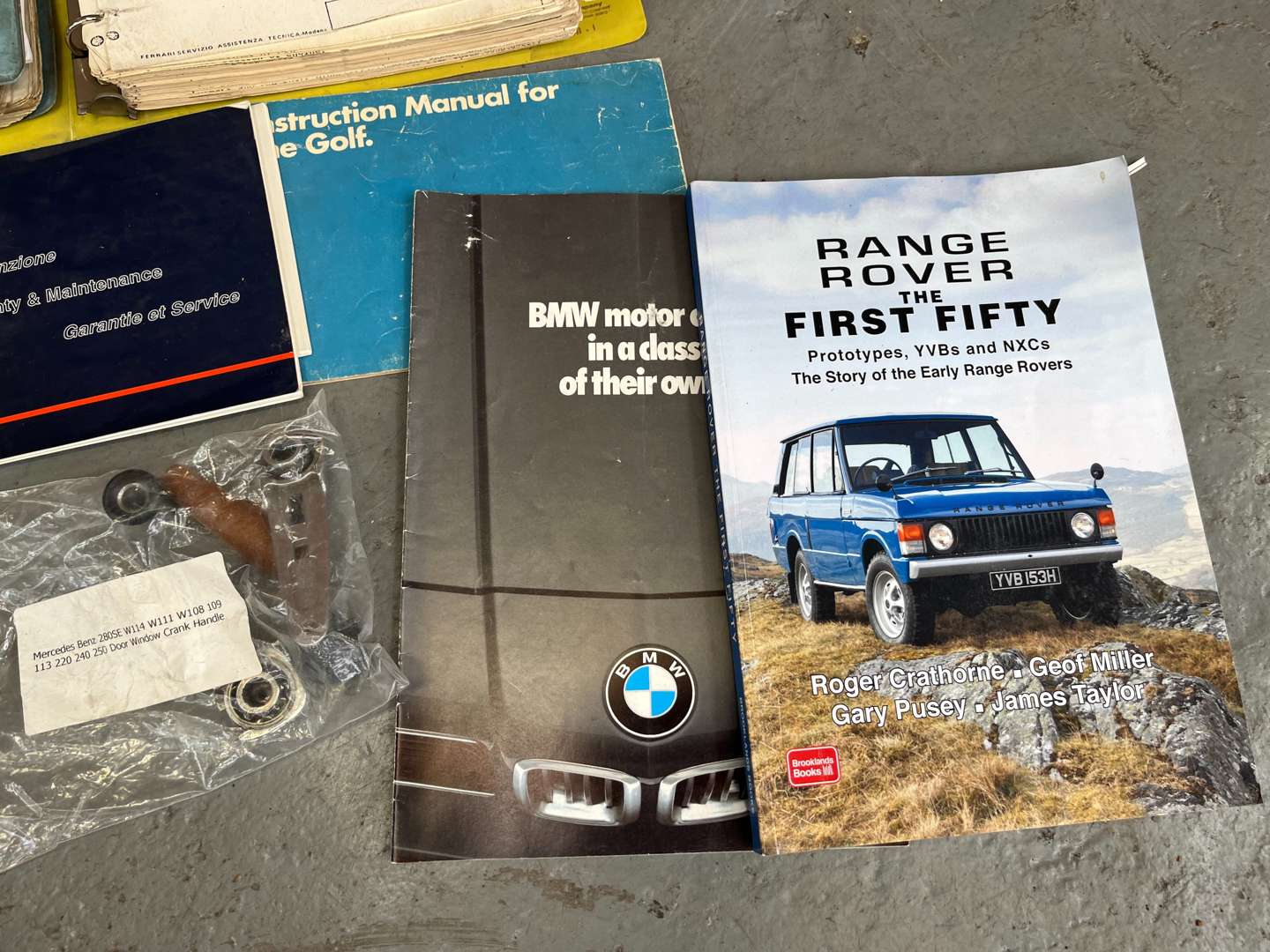 <p>Mixed Lot Containing Mercedes Head Rest Etc</p>