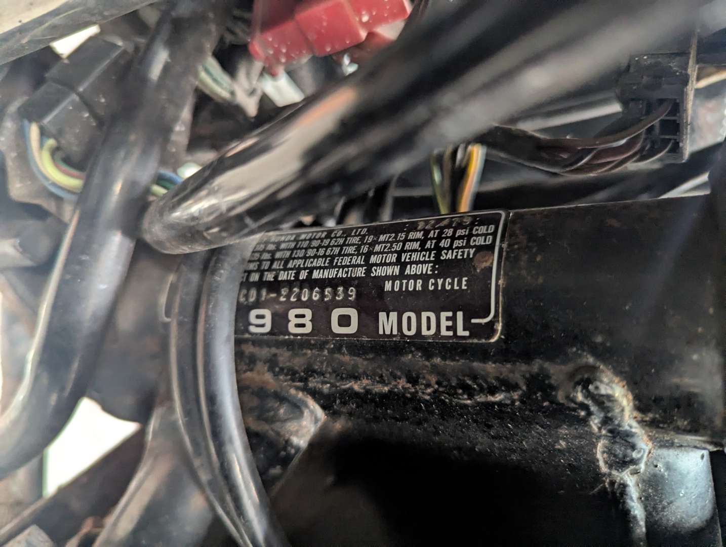 <p>1980 HONDA CB750</p>