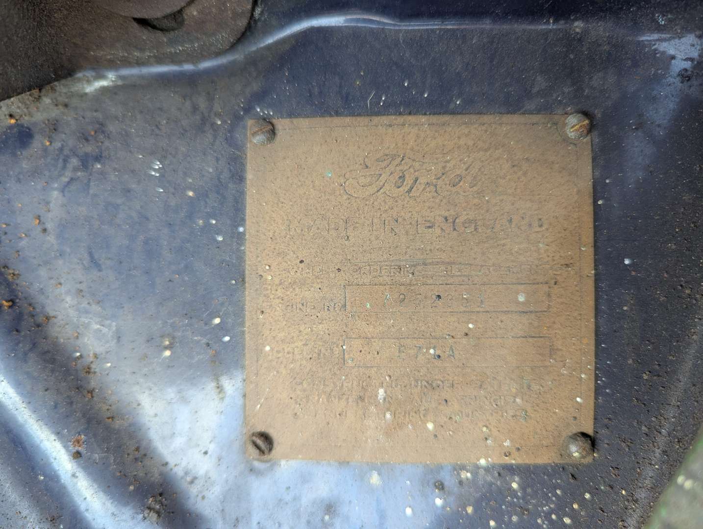 <p>1951 FORD V8 PILOT</p>