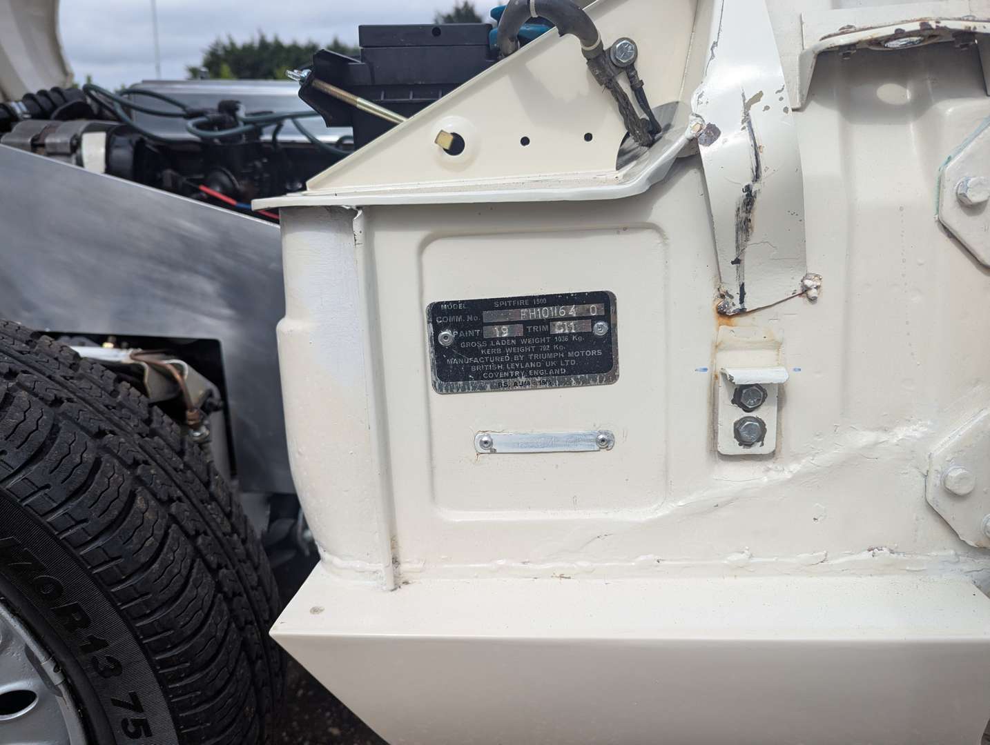 <p>1977 TRIUMPH SPITFIRE 1500</p>