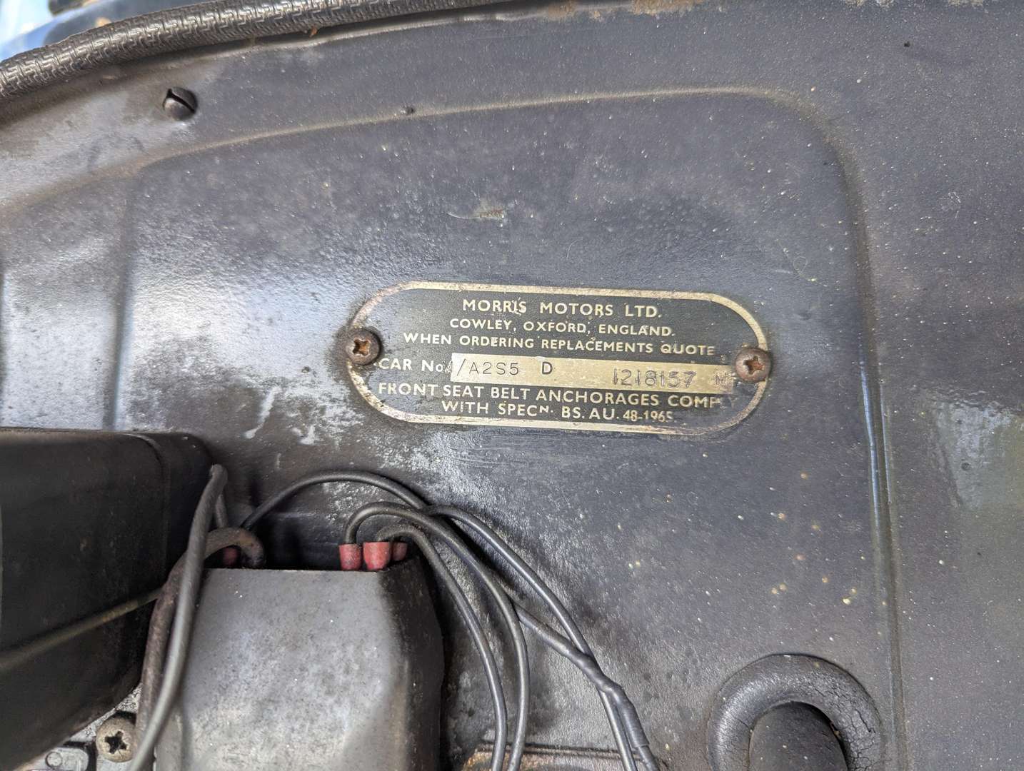 <p>1968 MORRIS MINOR SALOON</p>