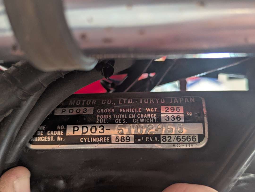 <p>1984 HONDA XL600 R</p>